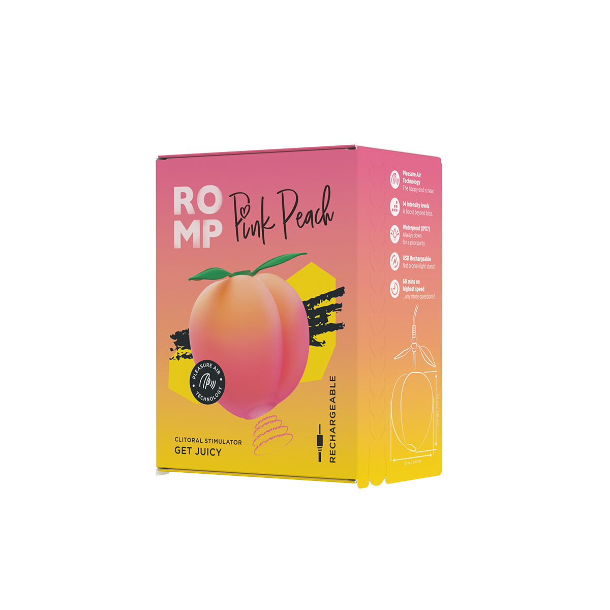 ROMP Pink Peach Clitoral Stimulator
