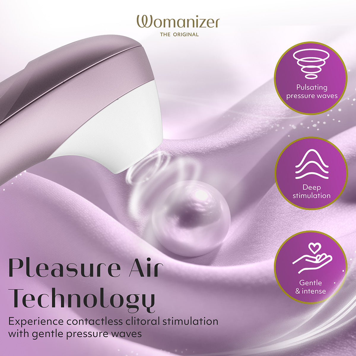Womanizer Pro – Clitoral Stimulator – Lilac