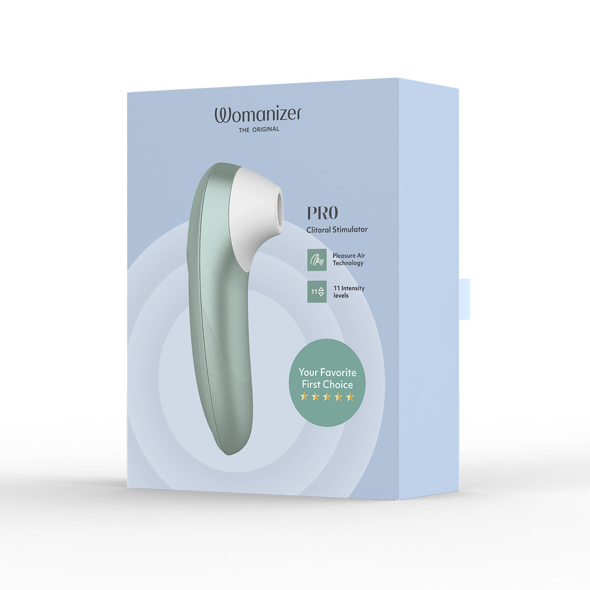 Womanizer Pro – Stimulateur Clitoridien – Vert Sauge