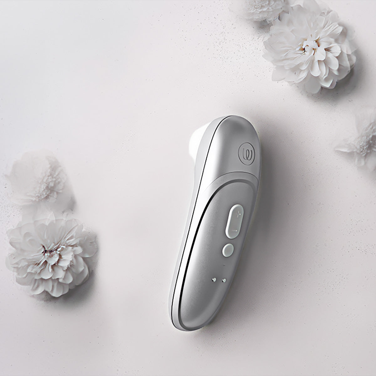 Womanizer Pro – Clitoral Stimulator – Silver Grey