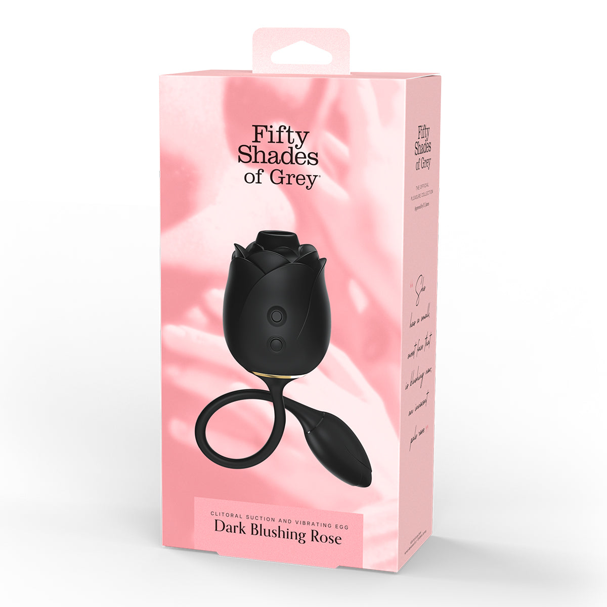 Fifty Shades of Grey - Dark Blushing Rose – Clitoral Suction & Vibrating Egg