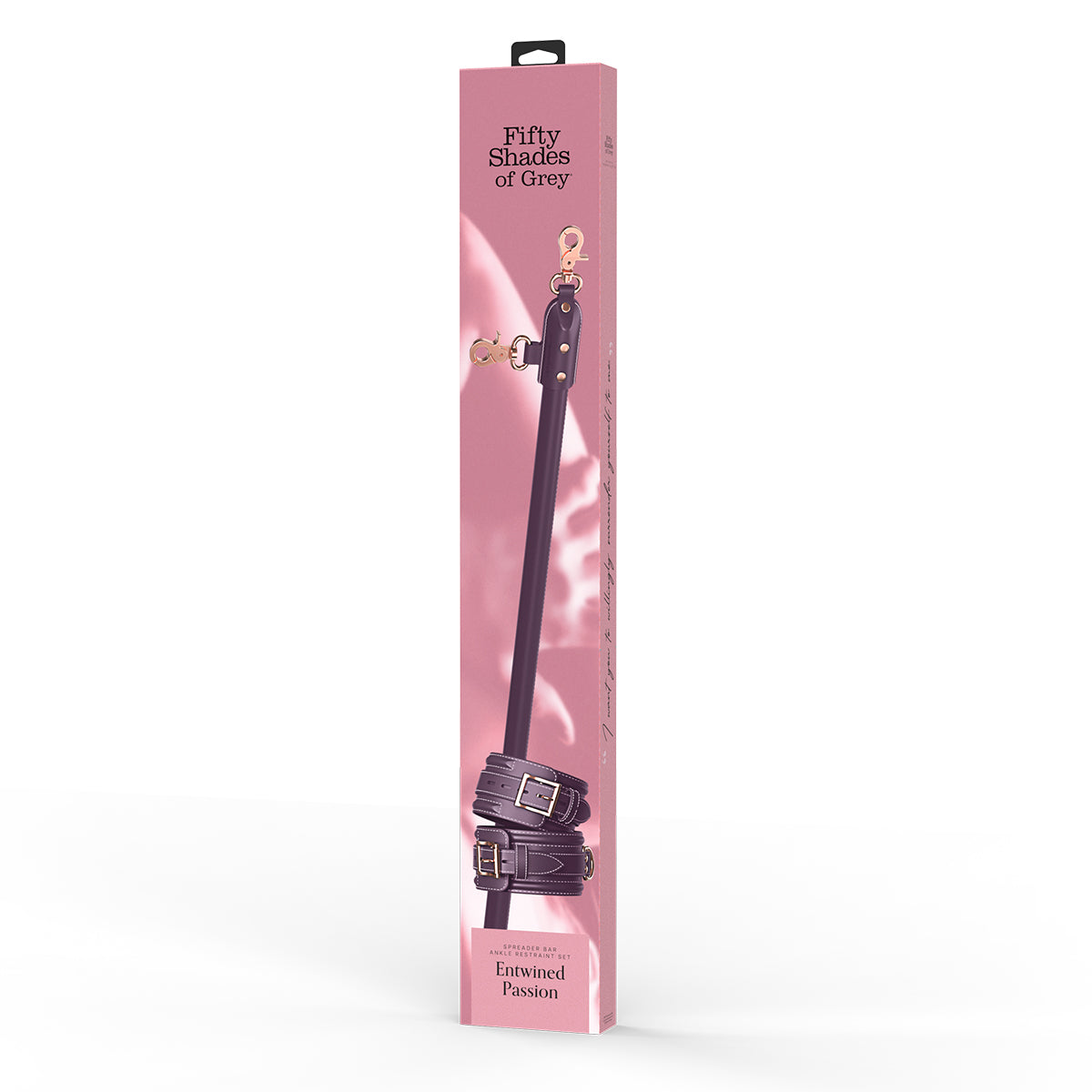 Fifty Shades of Grey - Entwined Passion – Spreader Bar Ankle Restraint Set – Purple