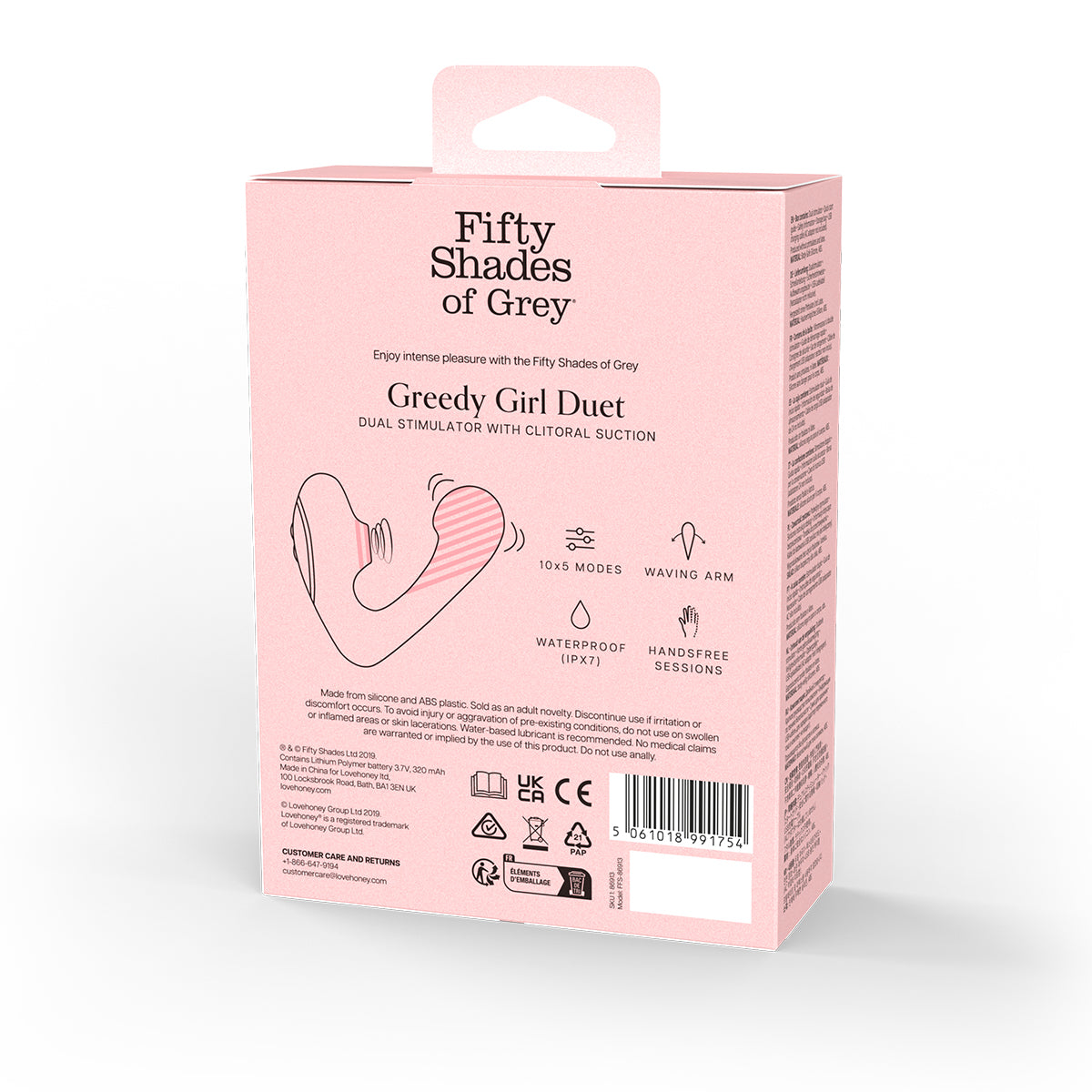 Fifty Shades of Grey - Greedy Girl Duet – Dual Stimulator
