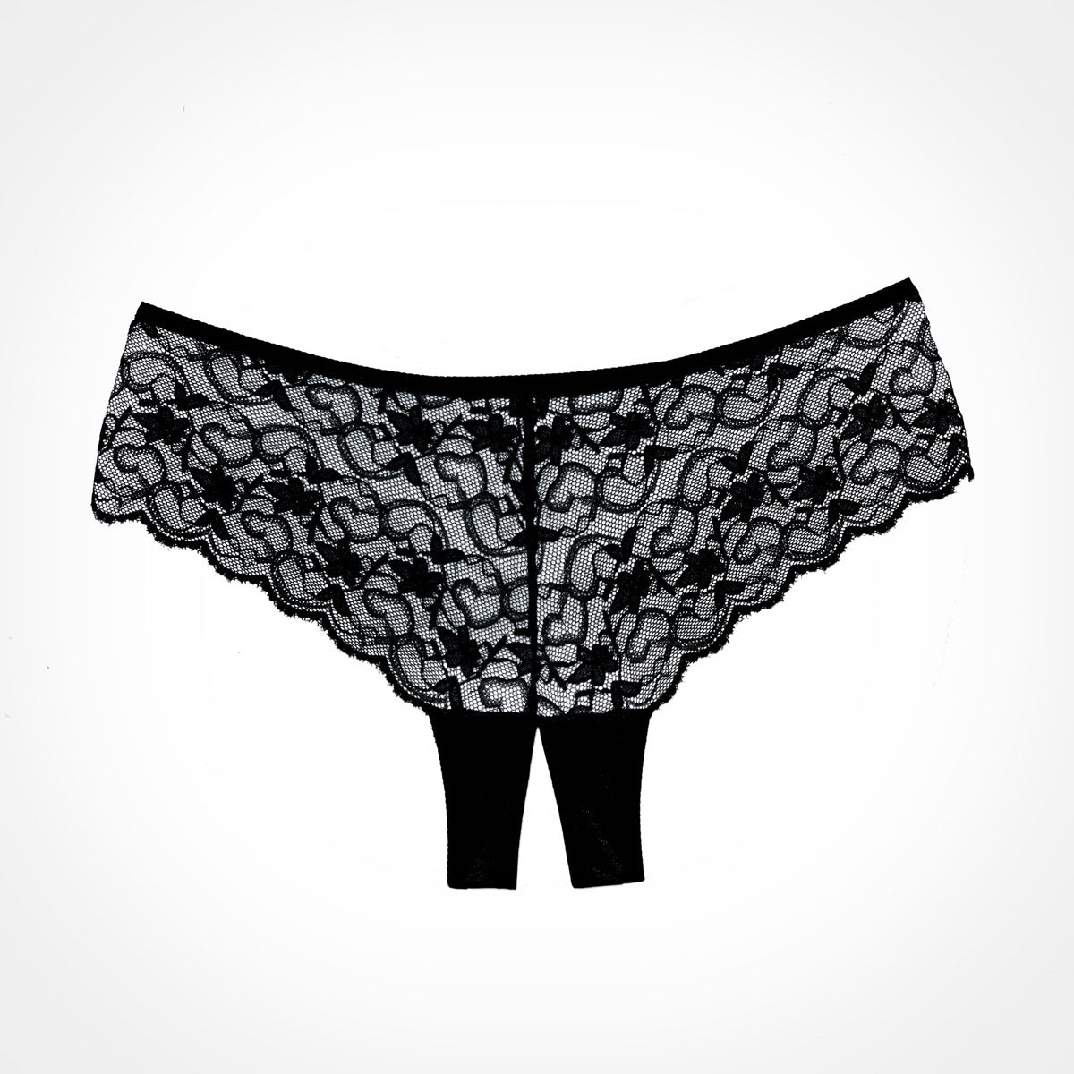 Adore by Allure - Sweetheart Panty - Black - One Size