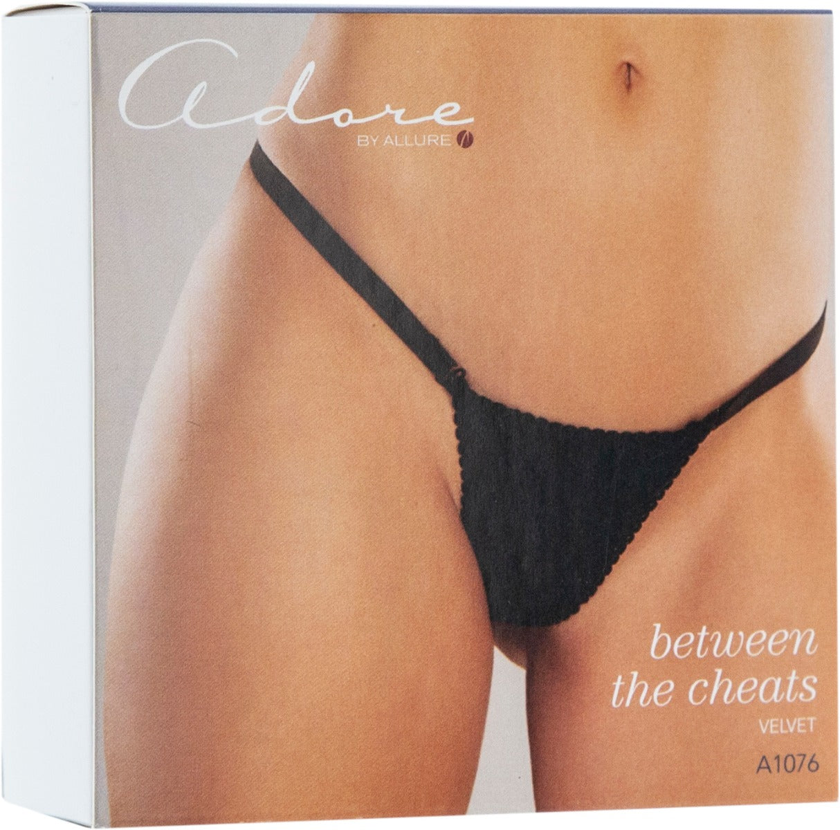 Adore by Allure - String Velours - Noir