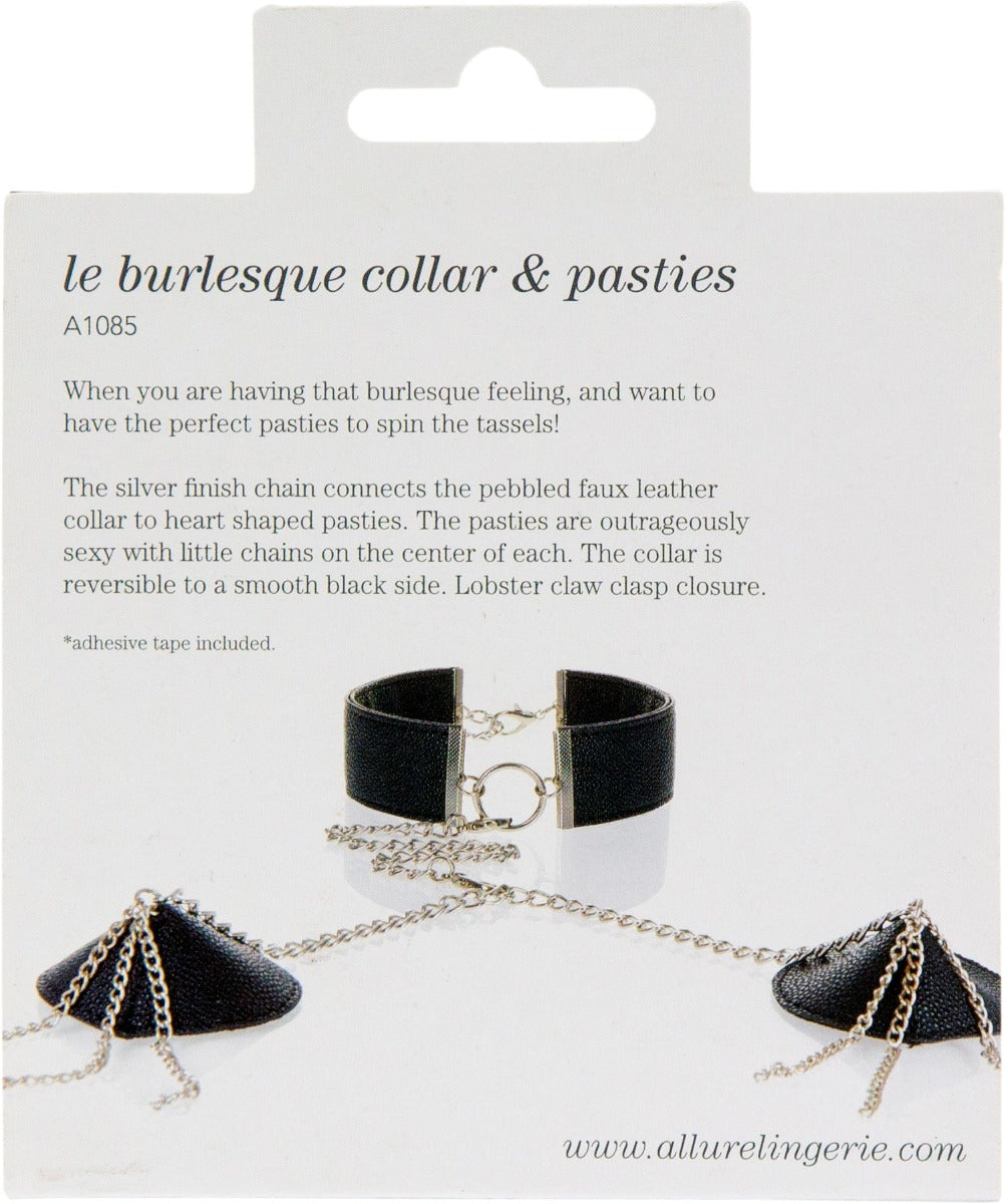 Adore by Allure - Collar with Detachable Heart Pasties