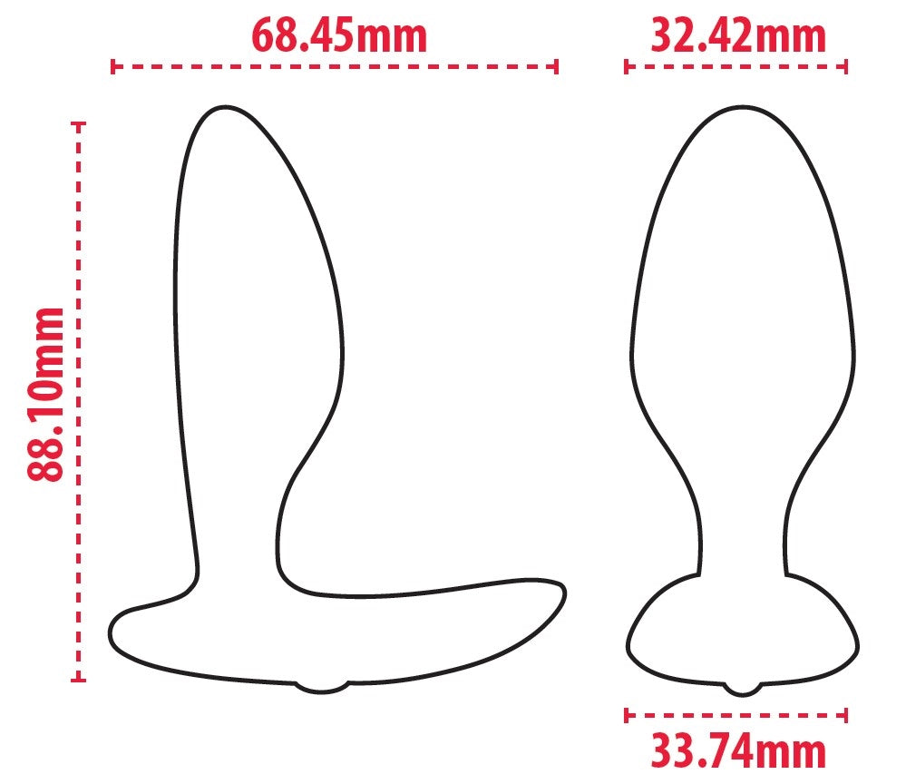 We-Vibe® Ditto - Plug Anal Vibrant - Bleu