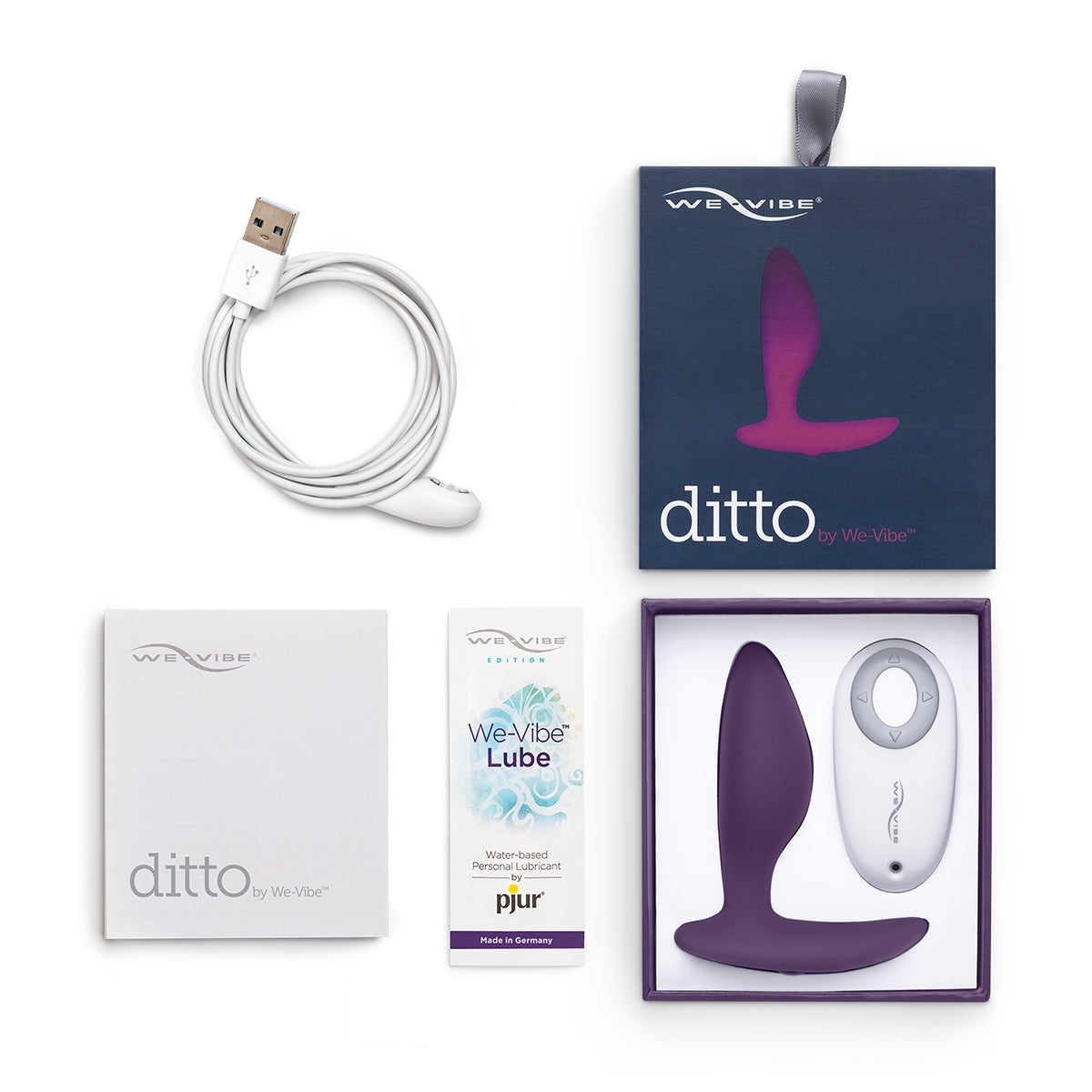 We-Vibe® Ditto - Plug Anal Vibrant - Violet