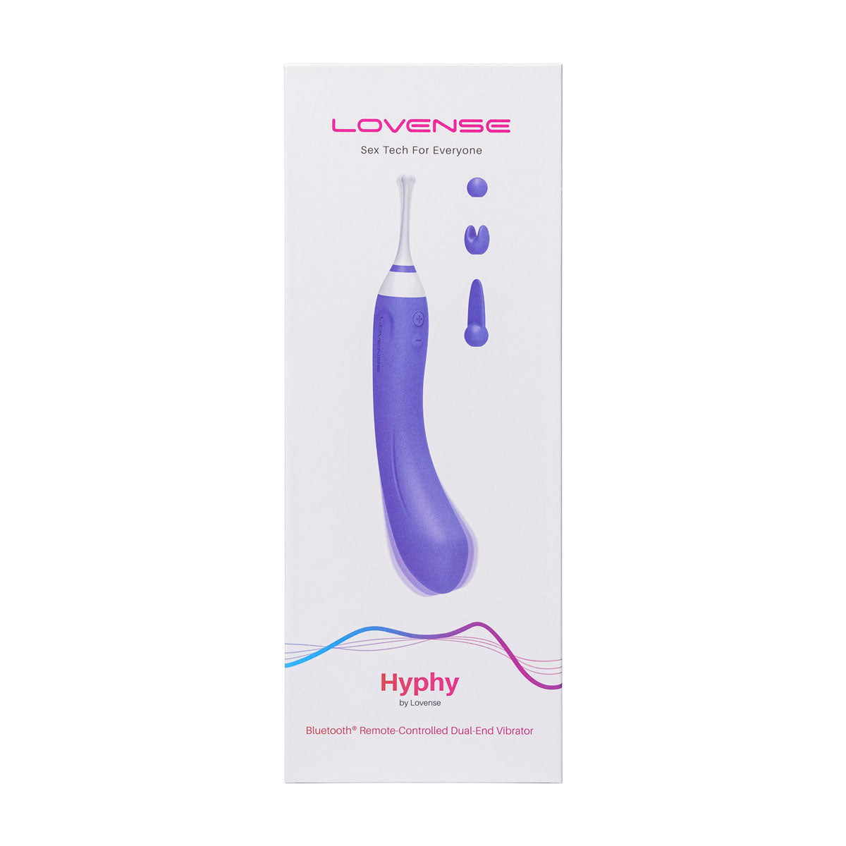 Lovense - Hyphy - Bluetooth Remote-Controlled Dual-End Vibrator