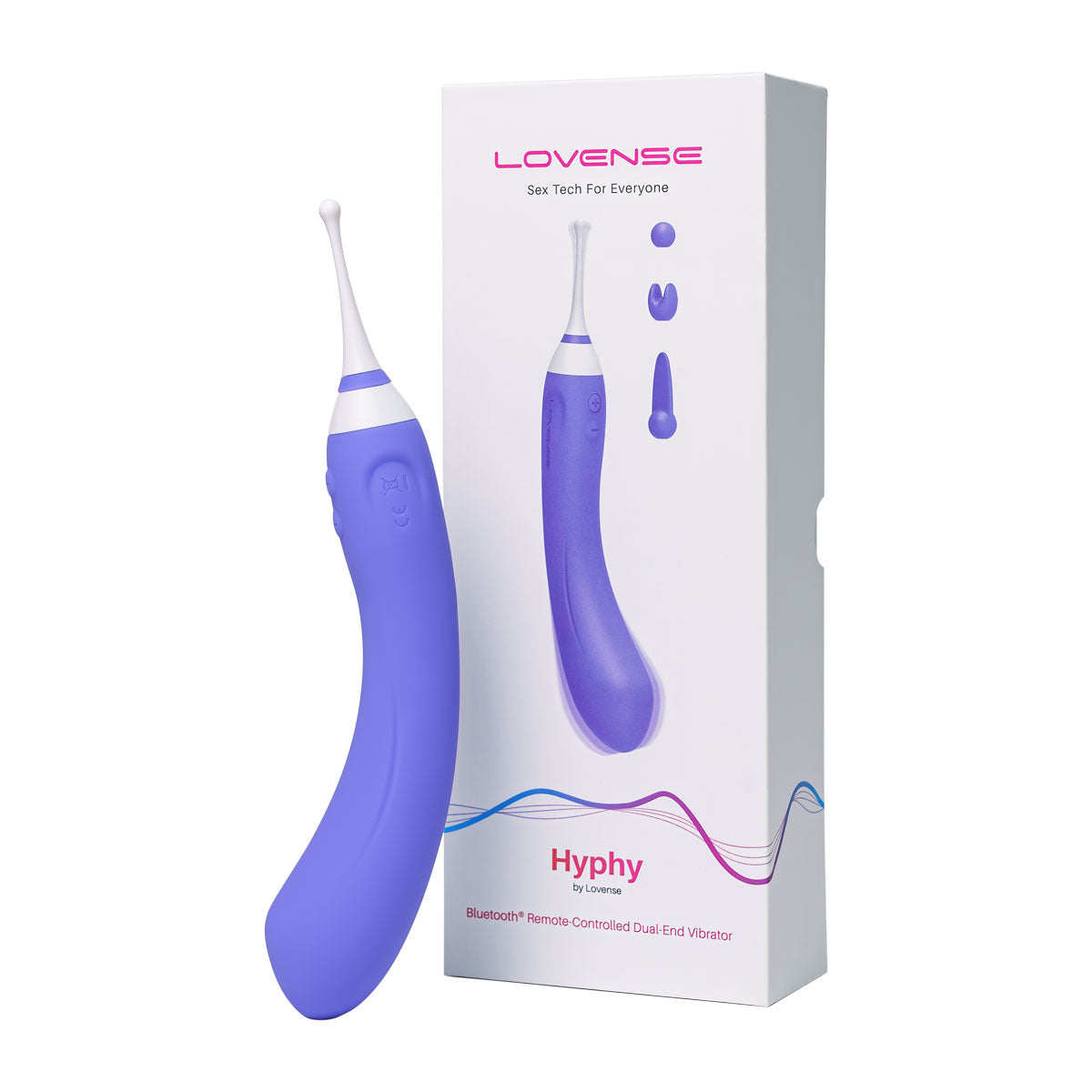 Lovense - Hyphy - Bluetooth Remote-Controlled Dual-End Vibrator