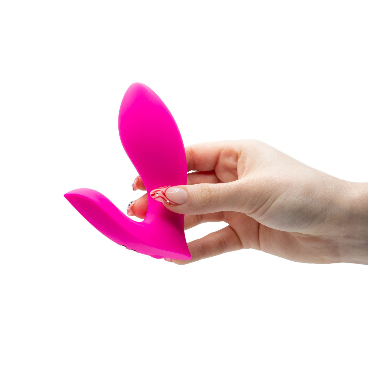Lovense - Flexer - Bluetooth® Insertable Dual Panty Vibrator - Pink