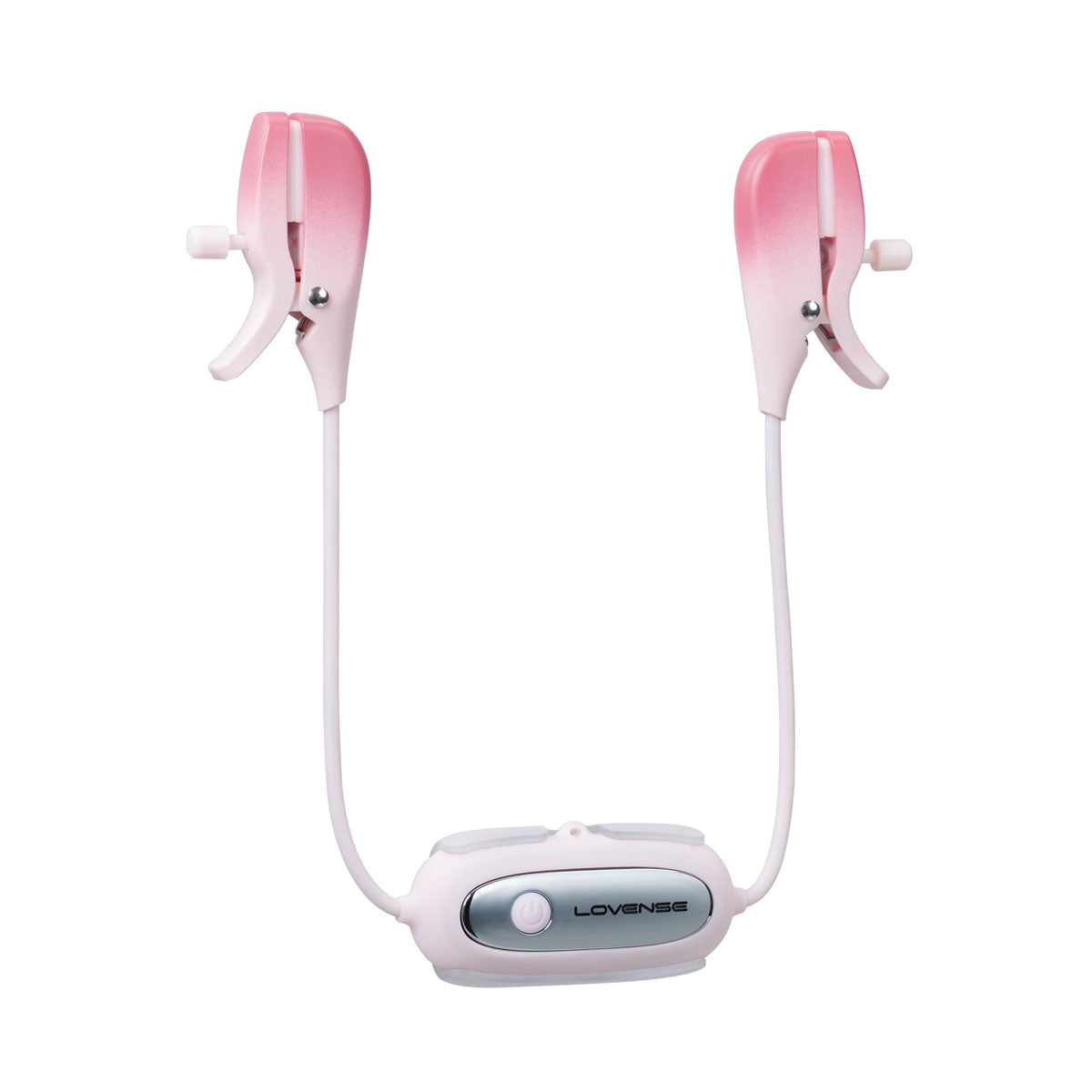 Lovense - Gemini - Bluetooth® Vibrating Nipple Clamps - Pink