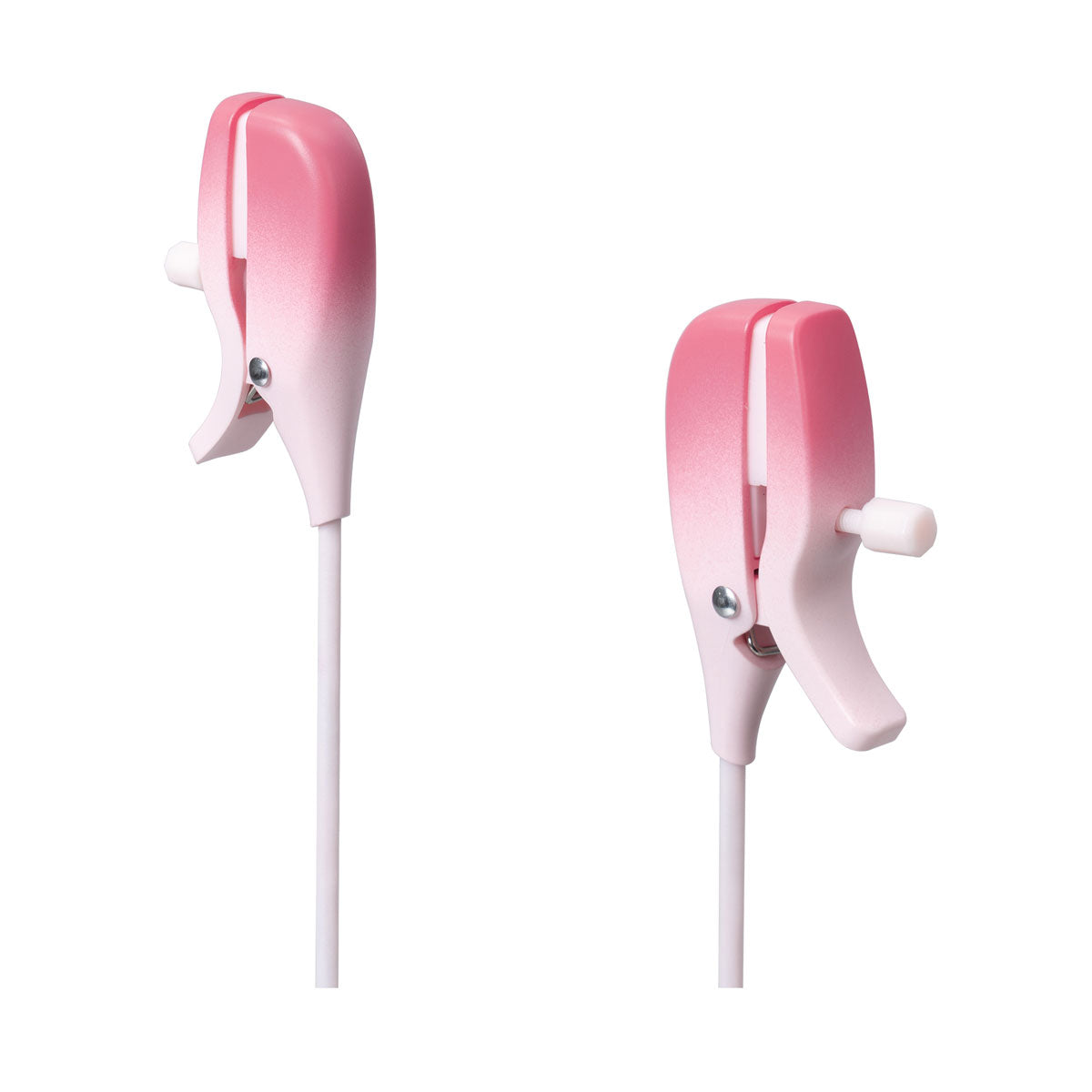 Lovense - Gemini - Bluetooth® Vibrating Nipple Clamps - Pink