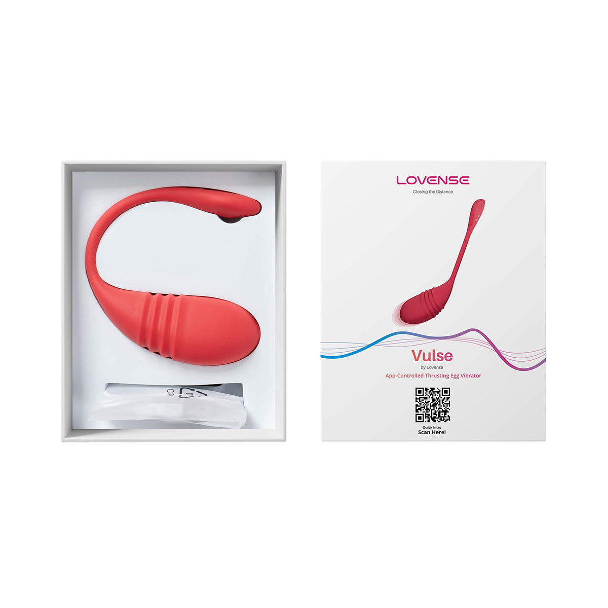 Lovense - Vulse Thrusting / Vibrating Egg - Red