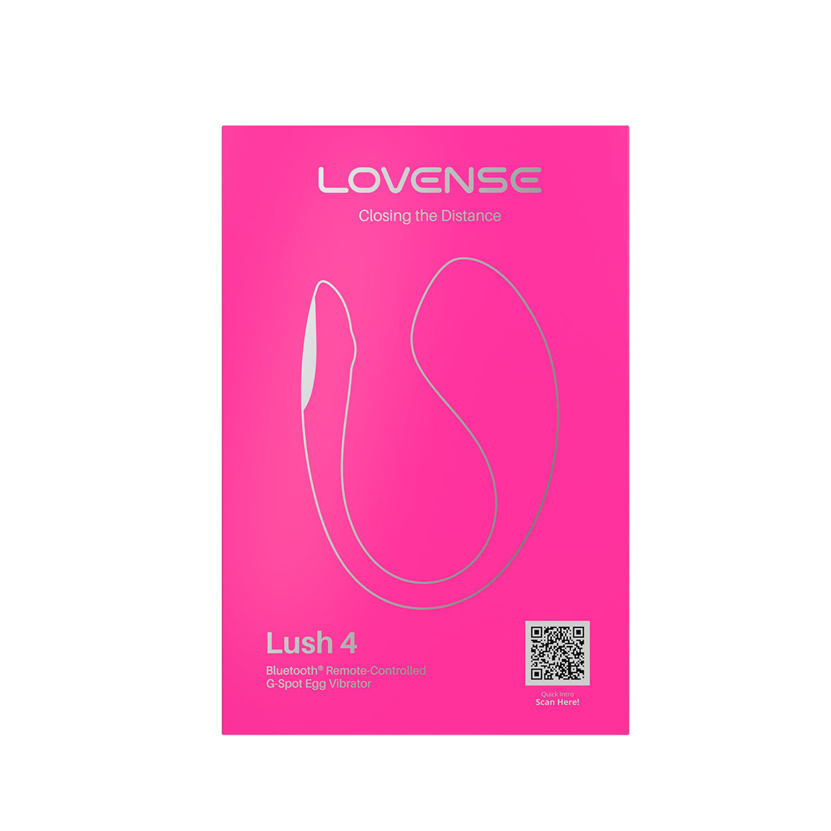 Lovense - Lush 4 Remote Control Vibrator - Pink