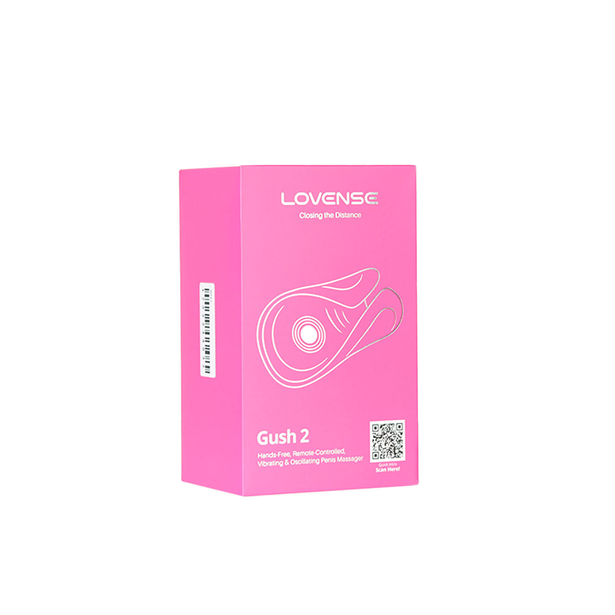 Lovense - Gush 2 - Hands Free Remote Controlled Vibrating and Oscillating Penis Massager