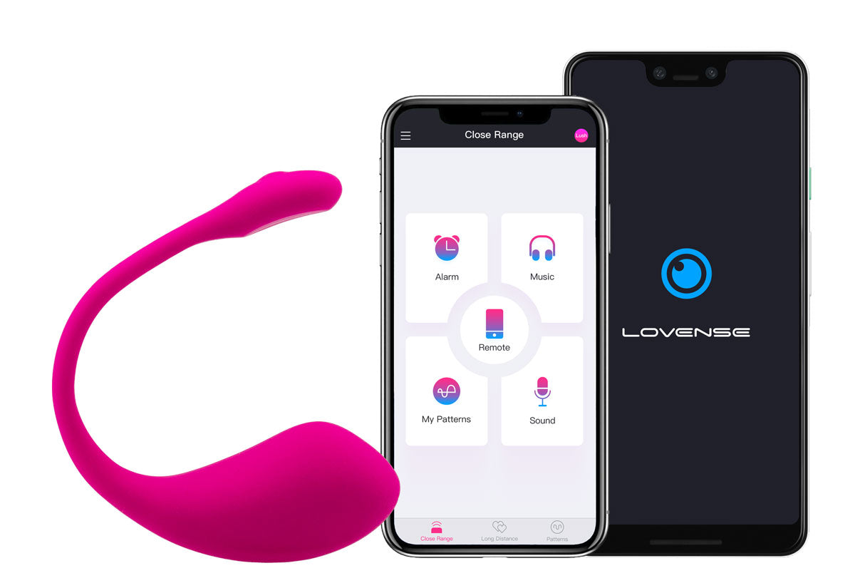 Lovense - Lush 2 - Bluetooth Wearable Vibrating Egg - Pink