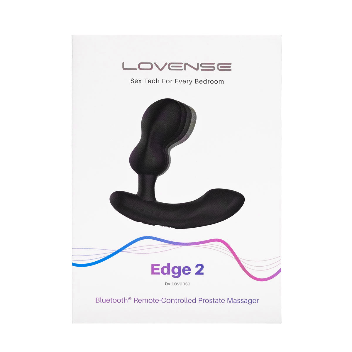 Lovense - Edge 2 - Bluetooth Prostate Massager - Black
