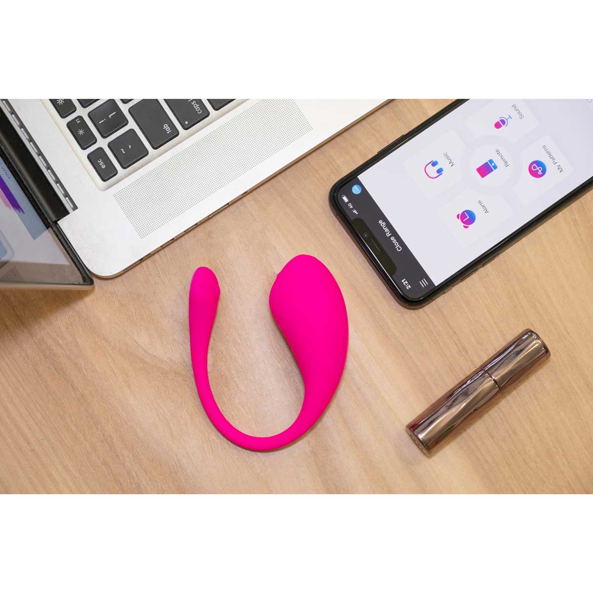 Lovense - Lush 3 - Bluetooth Wearable Vibrating Egg - Pink