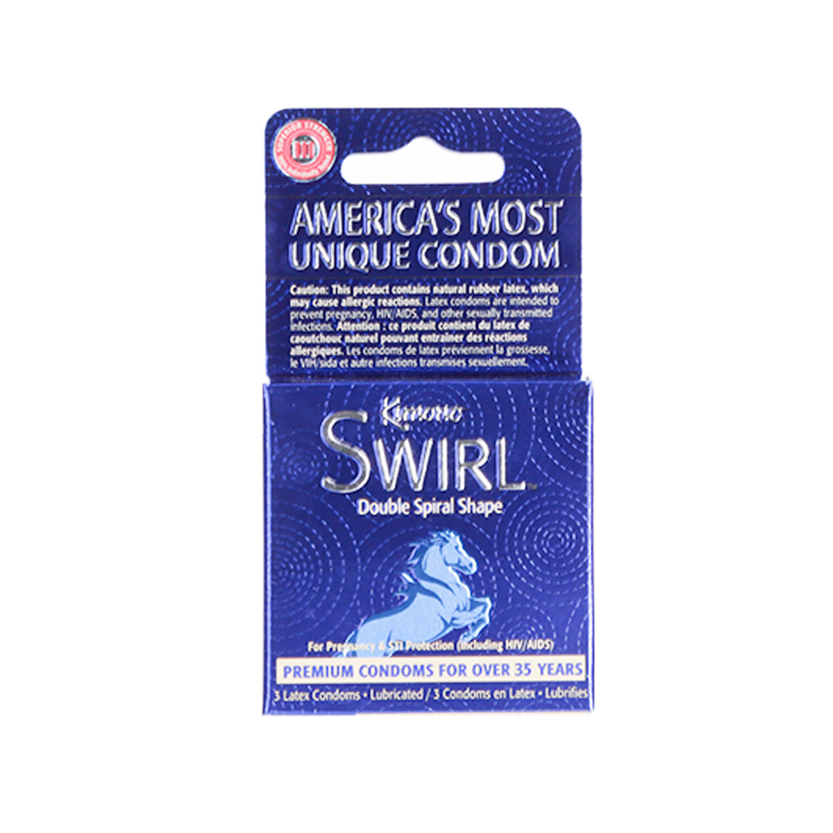 Kimono Swirl – Préservatifs forme double spirale – Pack de 3