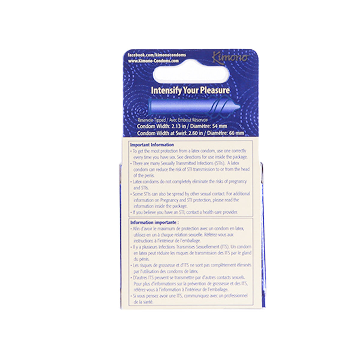 Kimono Swirl – Préservatifs forme double spirale – Pack de 3