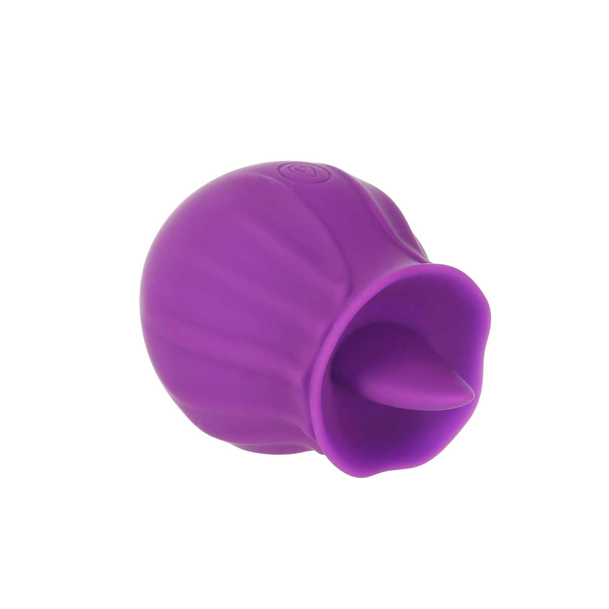 M'Lady - Rose Flickering Tongue Vibrating Clitoral Stimulator - Purple