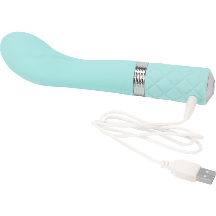Pure Love® - Vibromasseur Point G avec Cristal Swarovski® – Bleu sarcelle