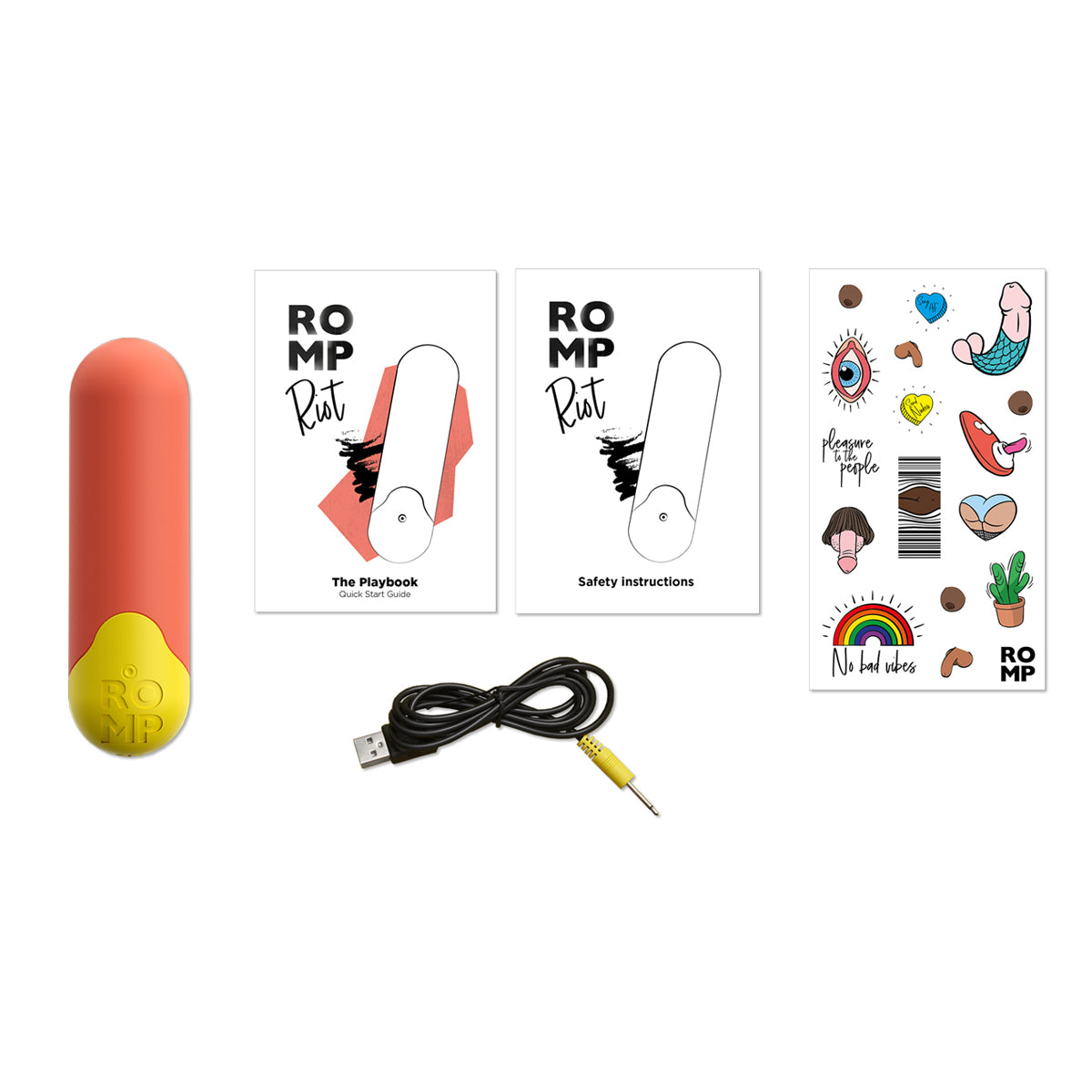 ROMP - Riot Bullet Vibrator - Orange