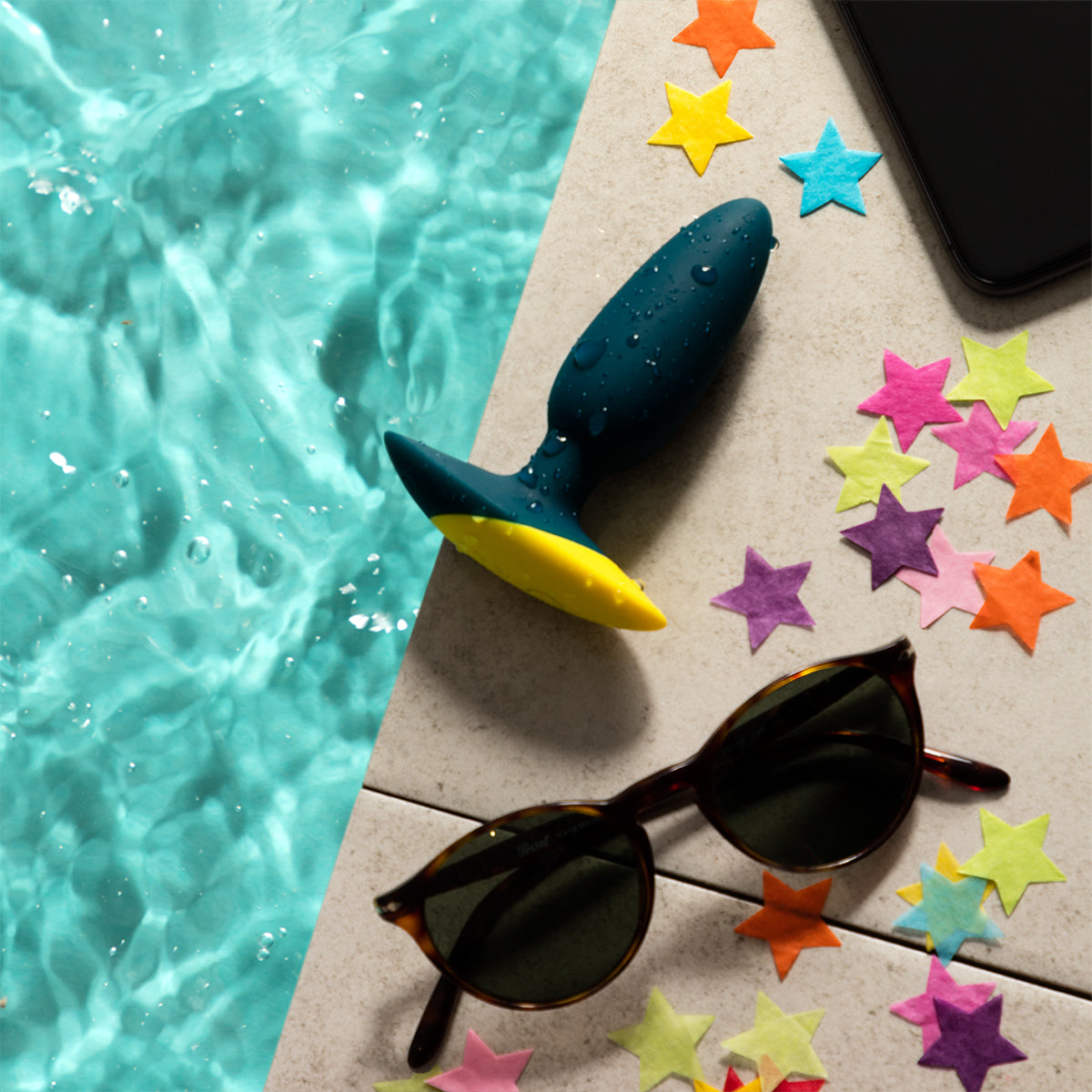 ROMP - Bass Vibrating Anal Plug - Blue