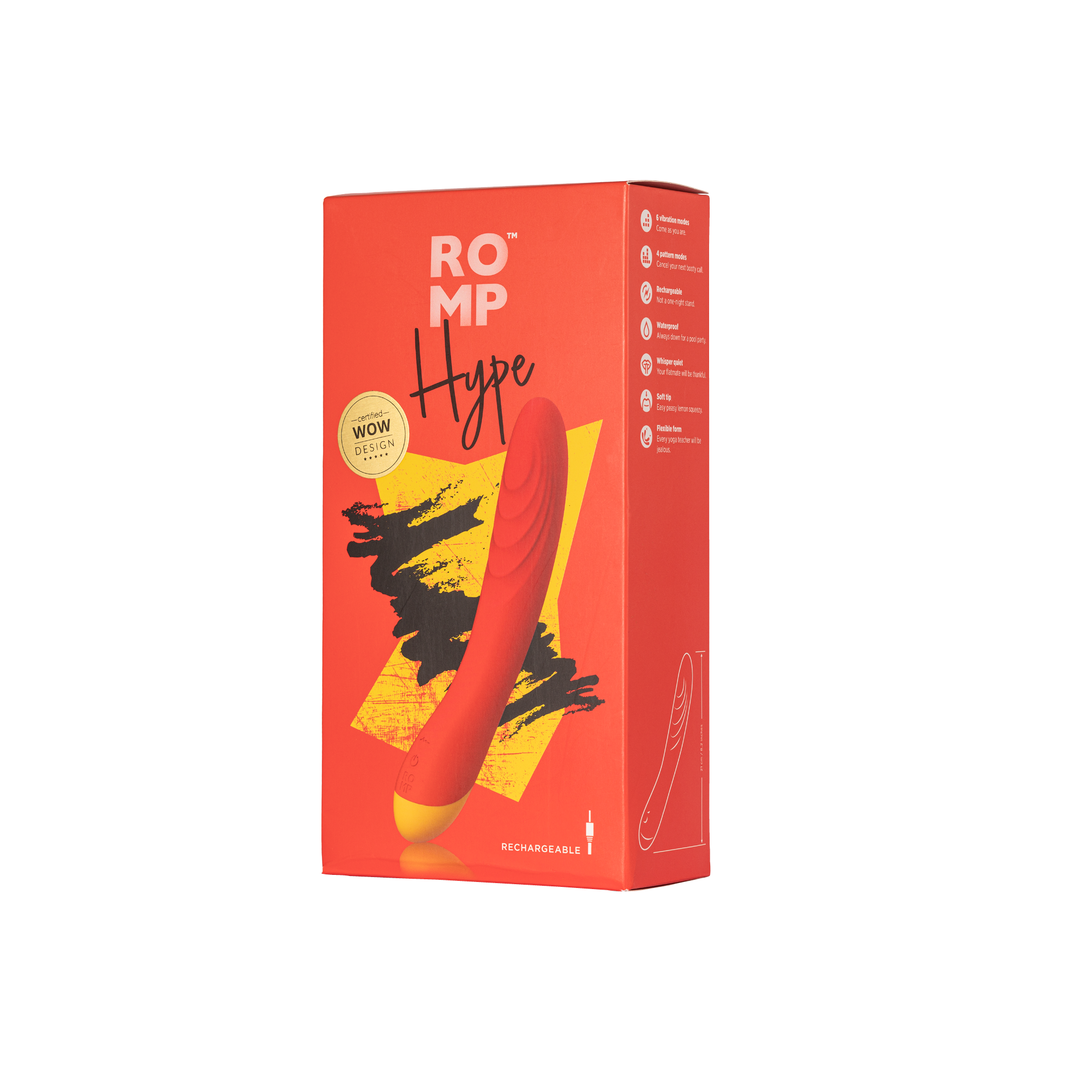 ROMP - Hype - G-spot Vibrator - Red
