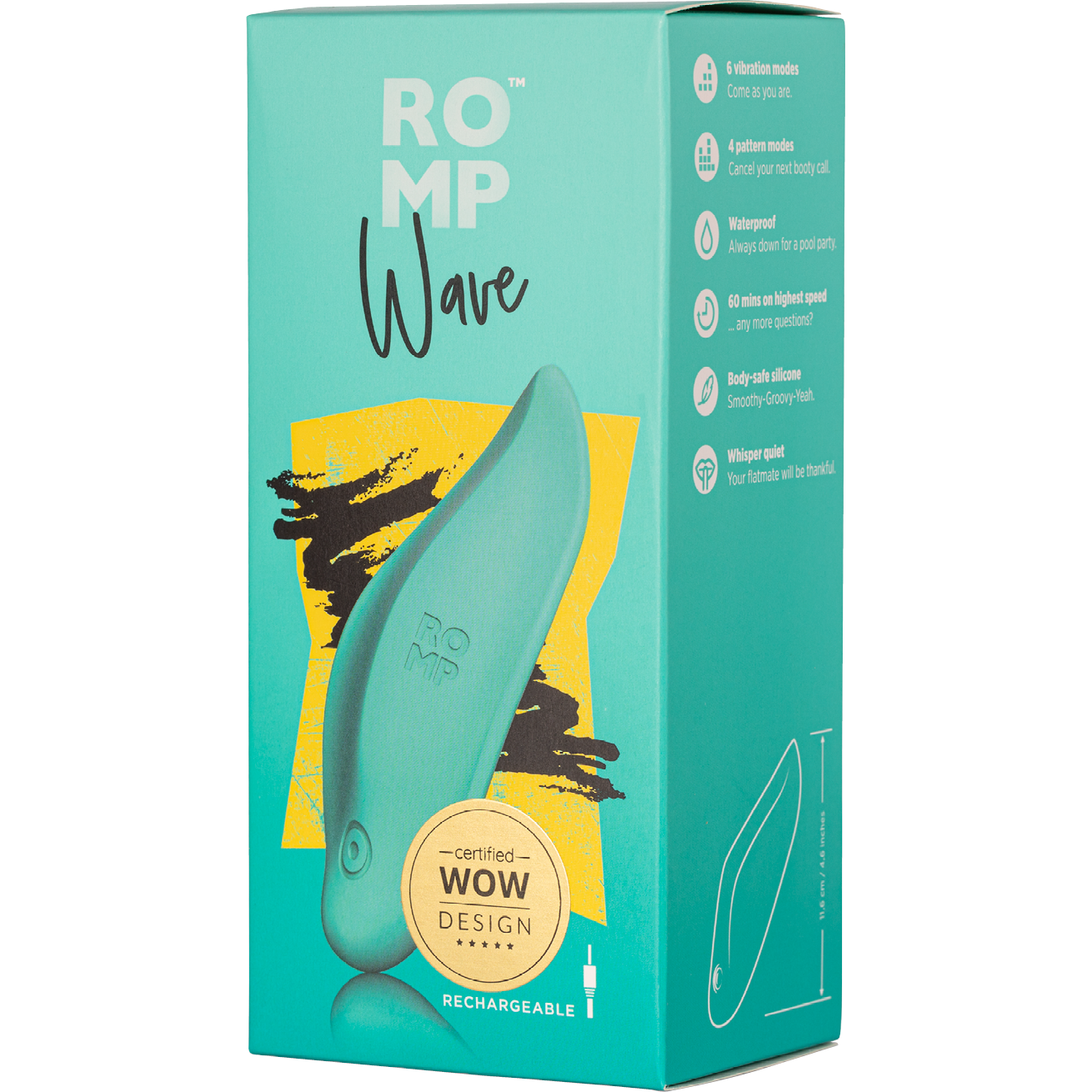 ROMP - Wave - Vibrateur clitoridien - Vert
