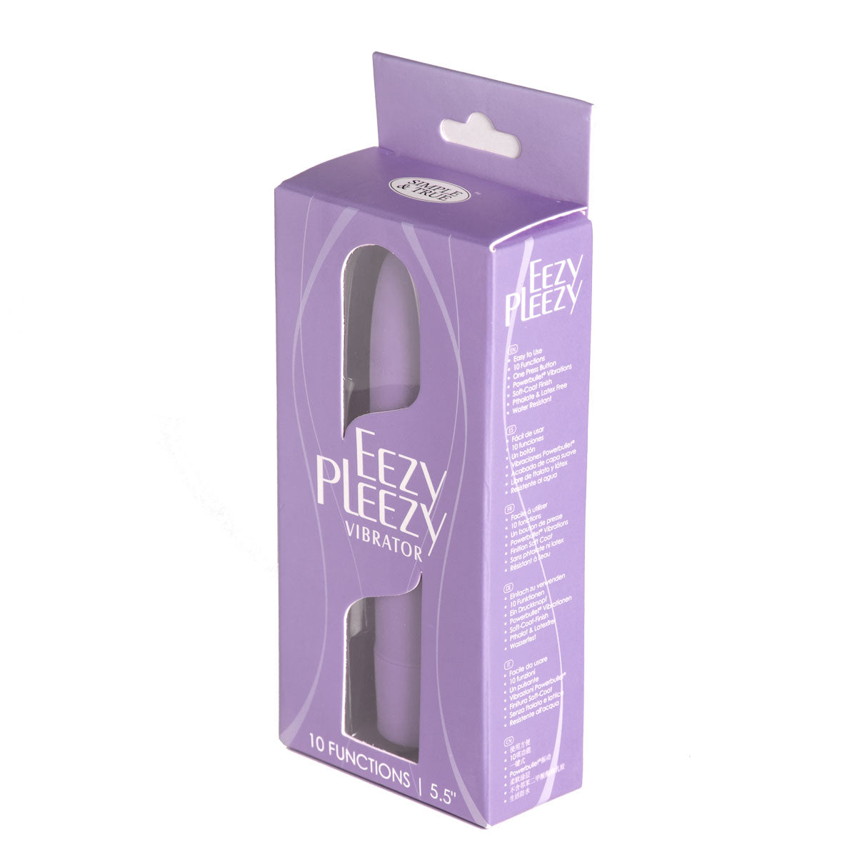 Eezy Pleezy - Vibrateur Classique 5.5" - Violet