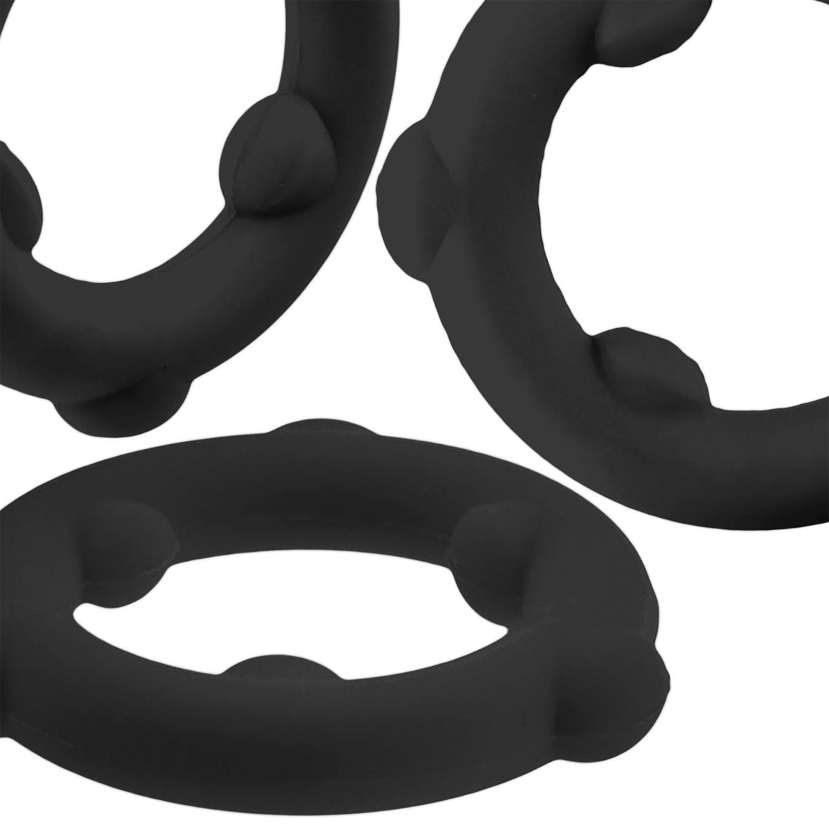 OXBALLS - Silicone Spinner Ring – Black