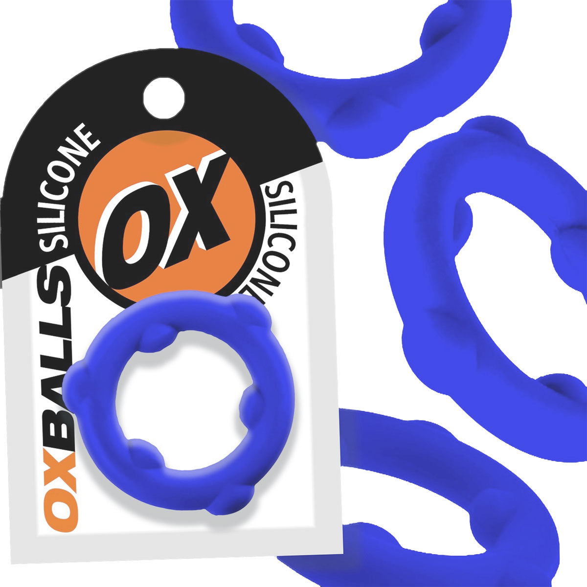 OXBALLS - Silicone Spinner Ring – Glacier Blue