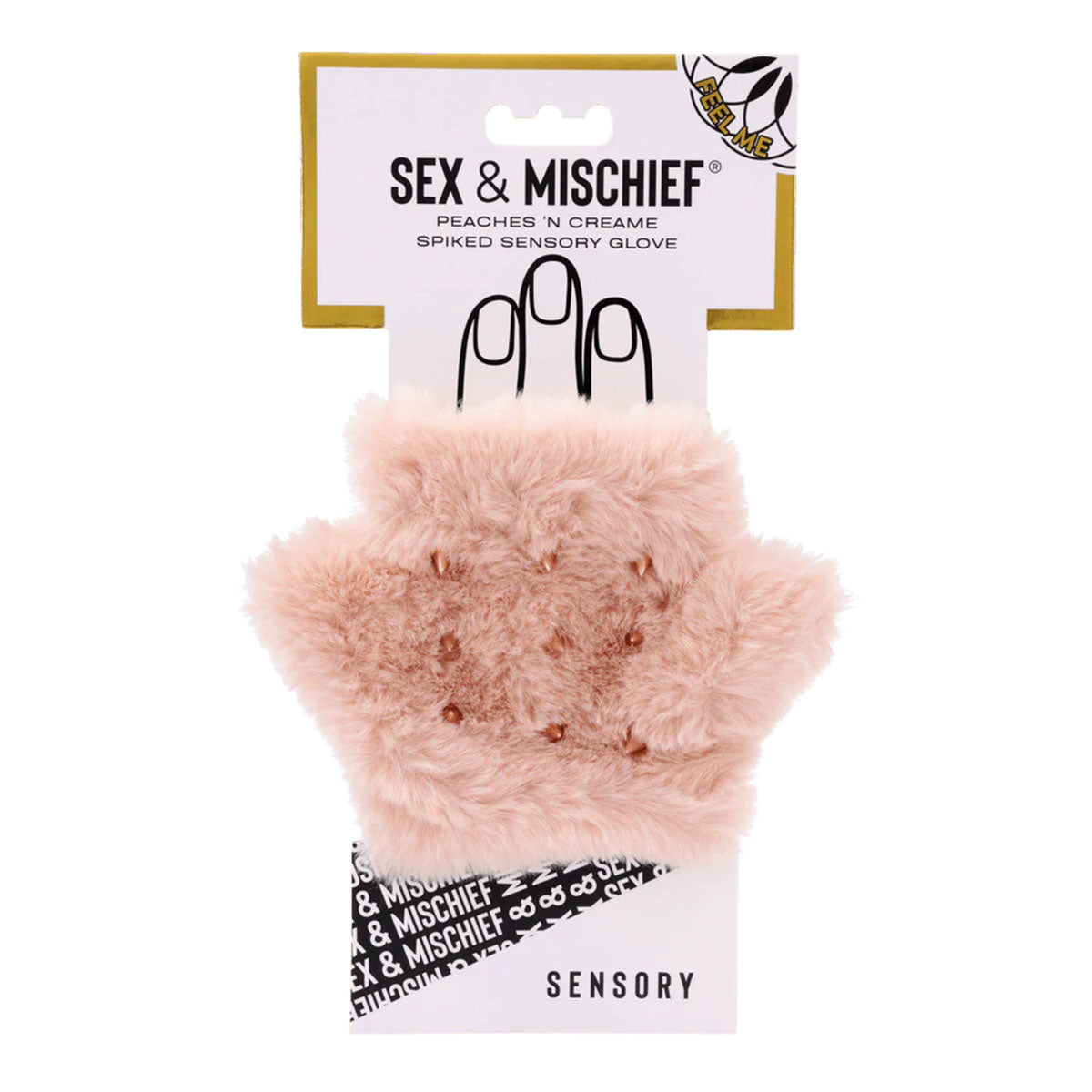 SportSheets Sex & Mischief Peaches ‘N CreaMe Spiked Sensory Glove