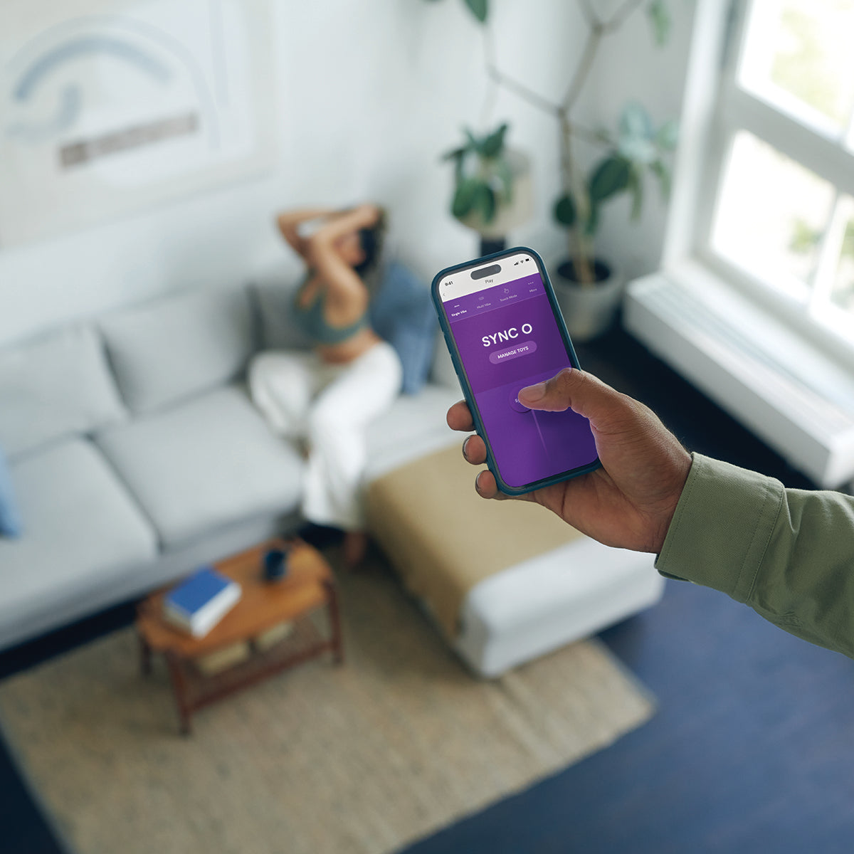 We-Vibe® Sync O - Couples Vibrator - Light Purple