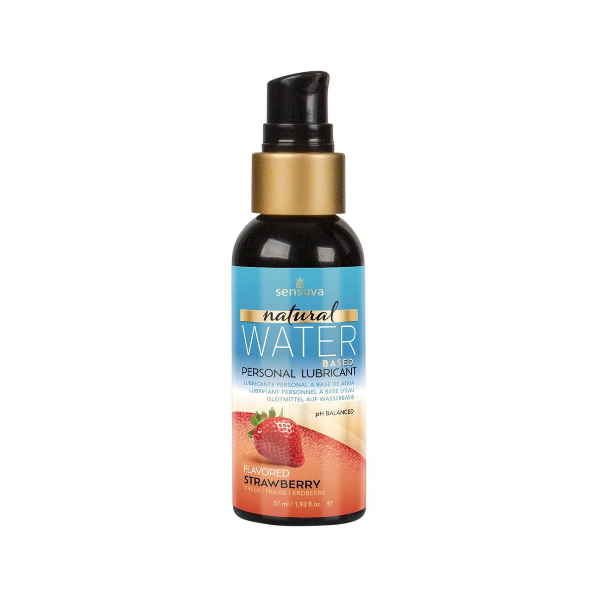 Sensuva Formule hybride – Hydratant intime – Aromatisé – 53,8 g – Fraise