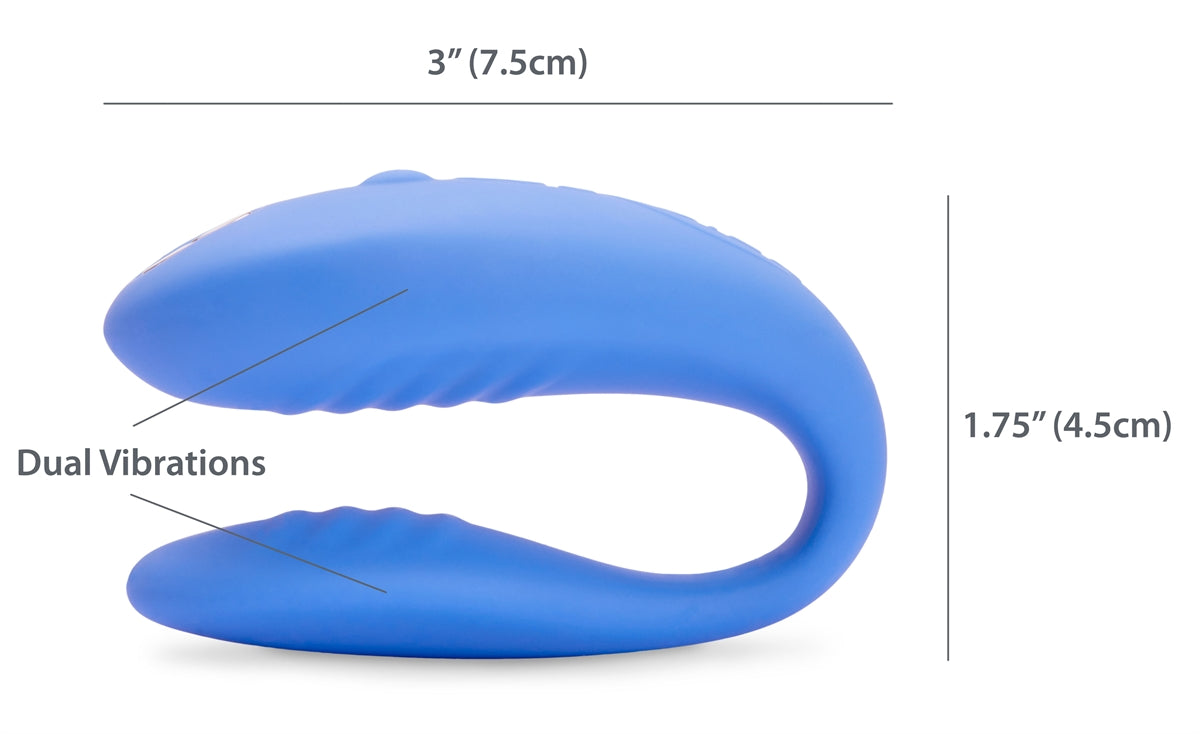 We-Vibe® Match - Vibrateur pour couples - Pervenche