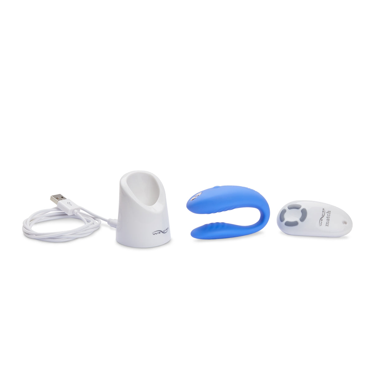 We-Vibe® Match - Vibrateur pour couples - Pervenche