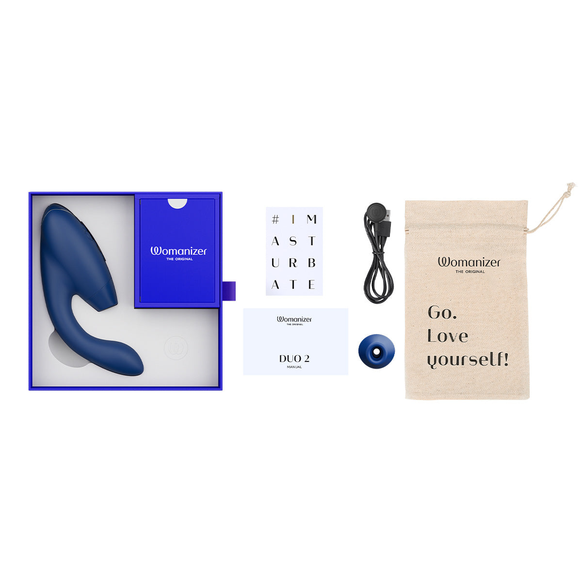 Womanizer - DUO 2 - Dual Stimulator - Blueberry