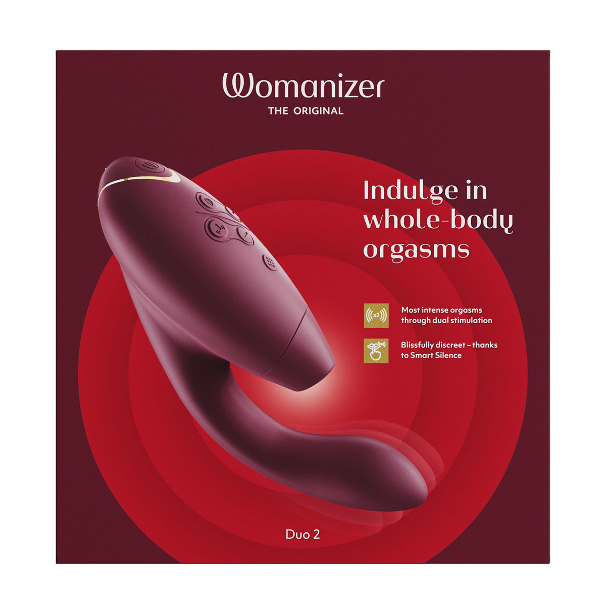 Womanizer - DUO 2 - Dual Stimulator - Bordeaux