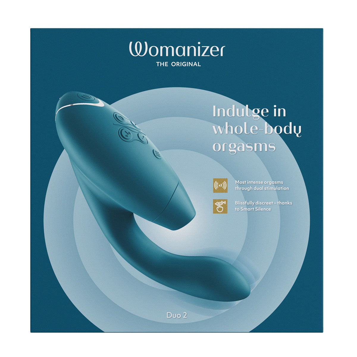 Womanizer - DUO 2 - Dual Stimulator - Petrol