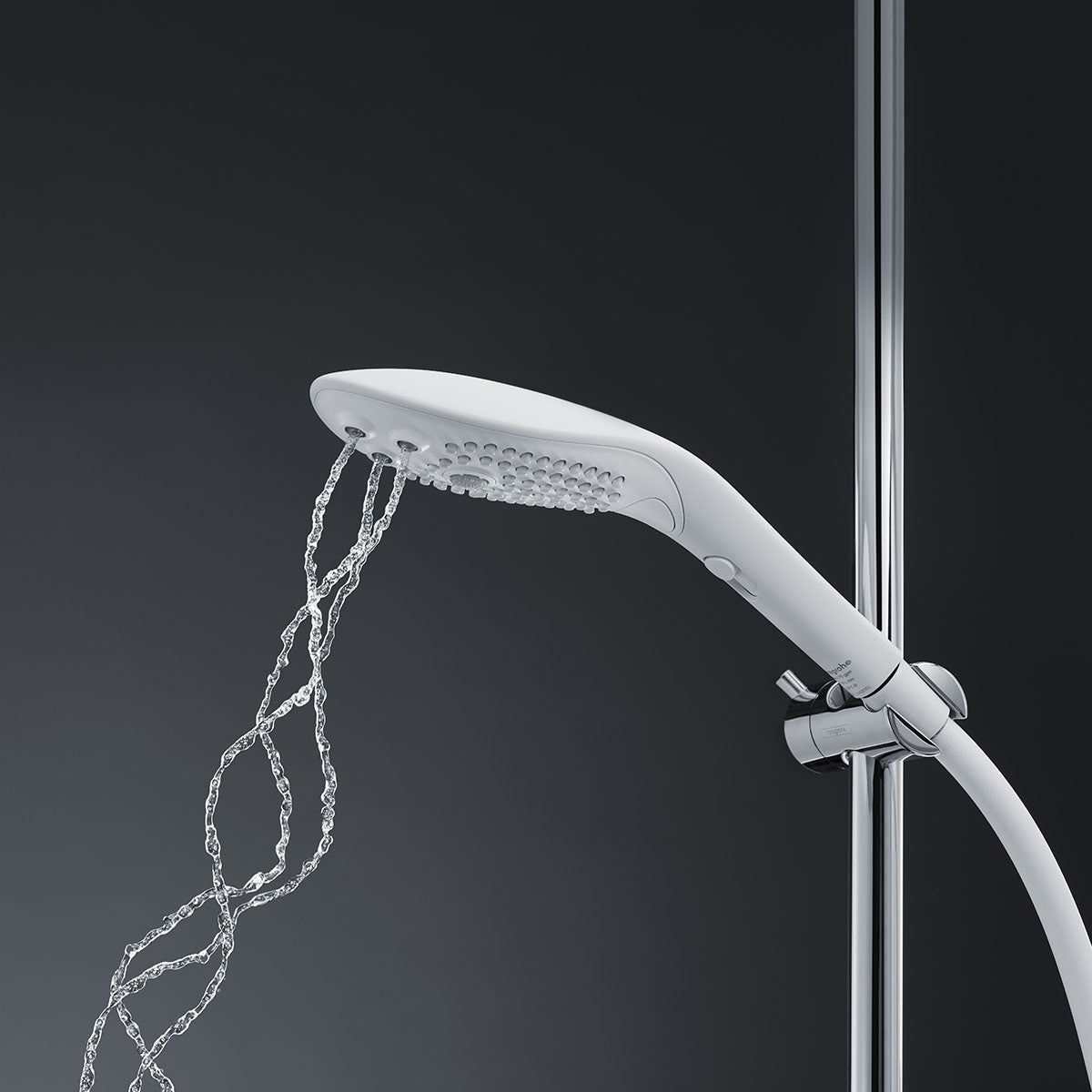 Womanizer - Wave - Combined Shower Head & Water Massage Clitoral Stimulator - White