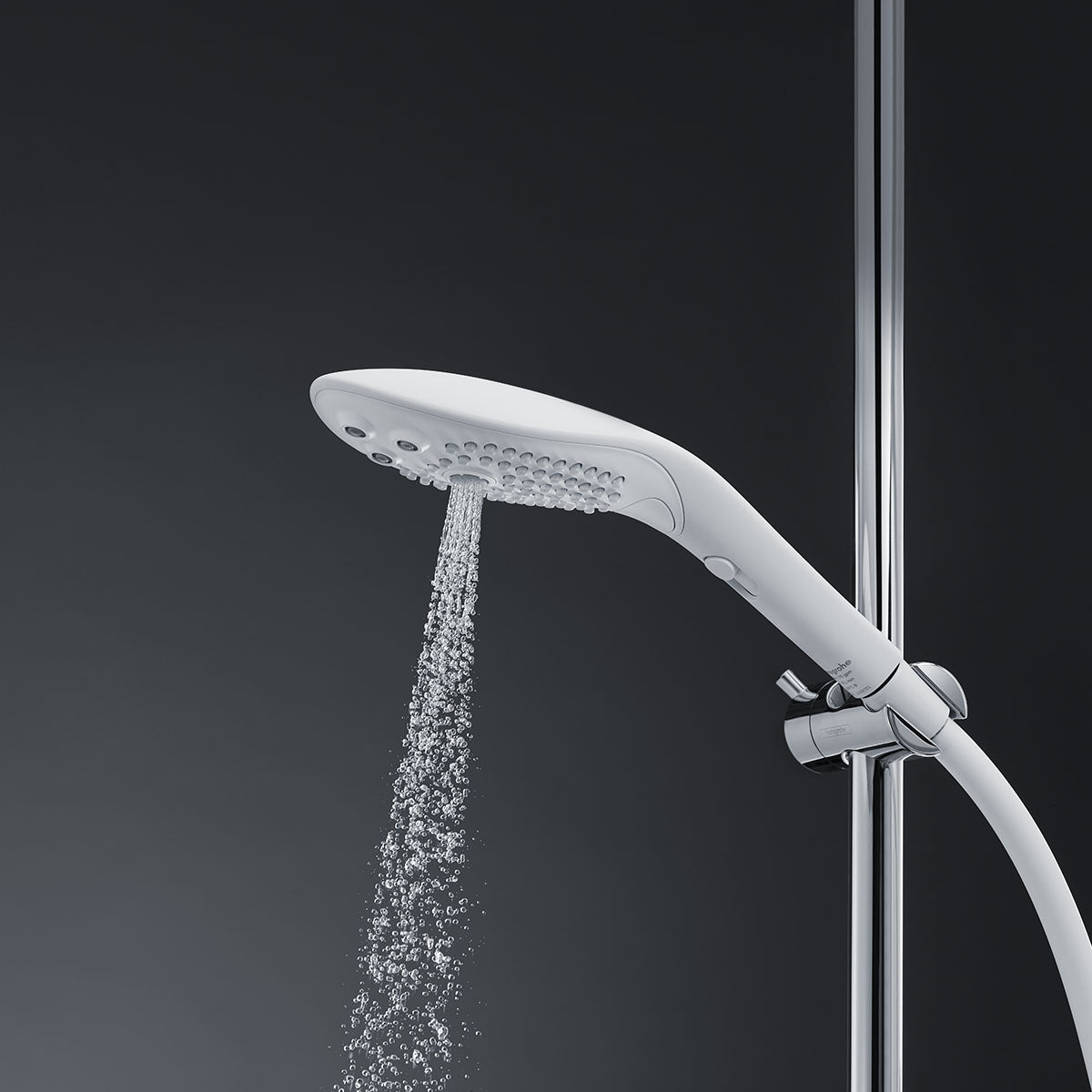 Womanizer - Wave - Combined Shower Head & Water Massage Clitoral Stimulator - White