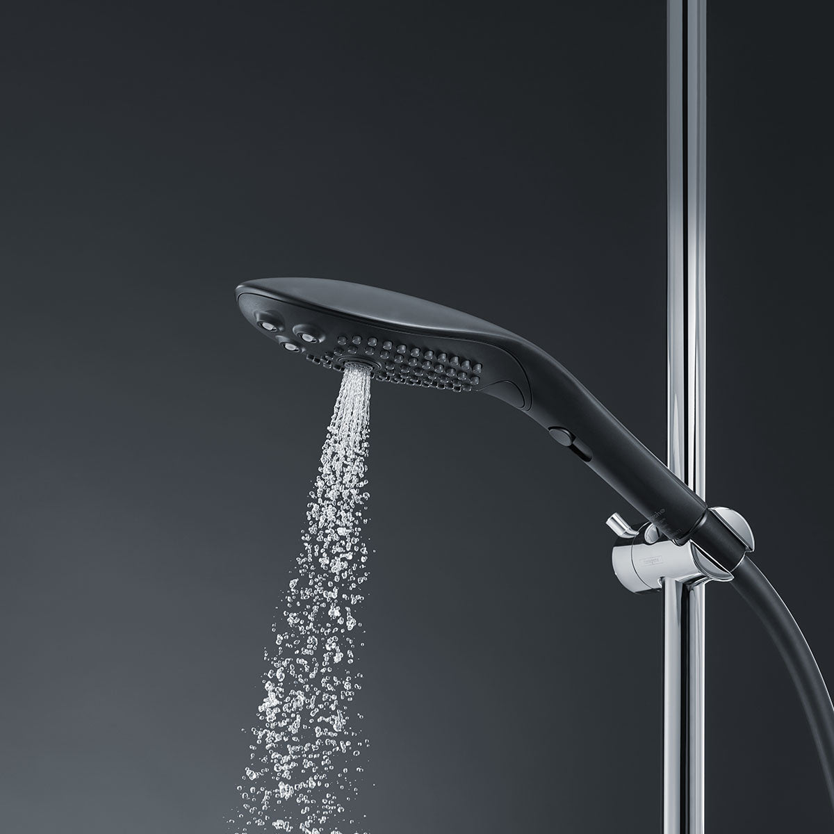 Womanizer - Wave - Combined Shower Head & Water Massage Clitoral Stimulator - Black