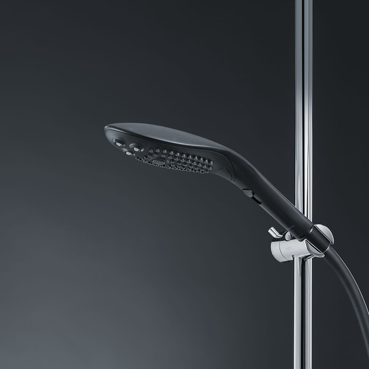 Womanizer - Wave - Combined Shower Head & Water Massage Clitoral Stimulator - Black