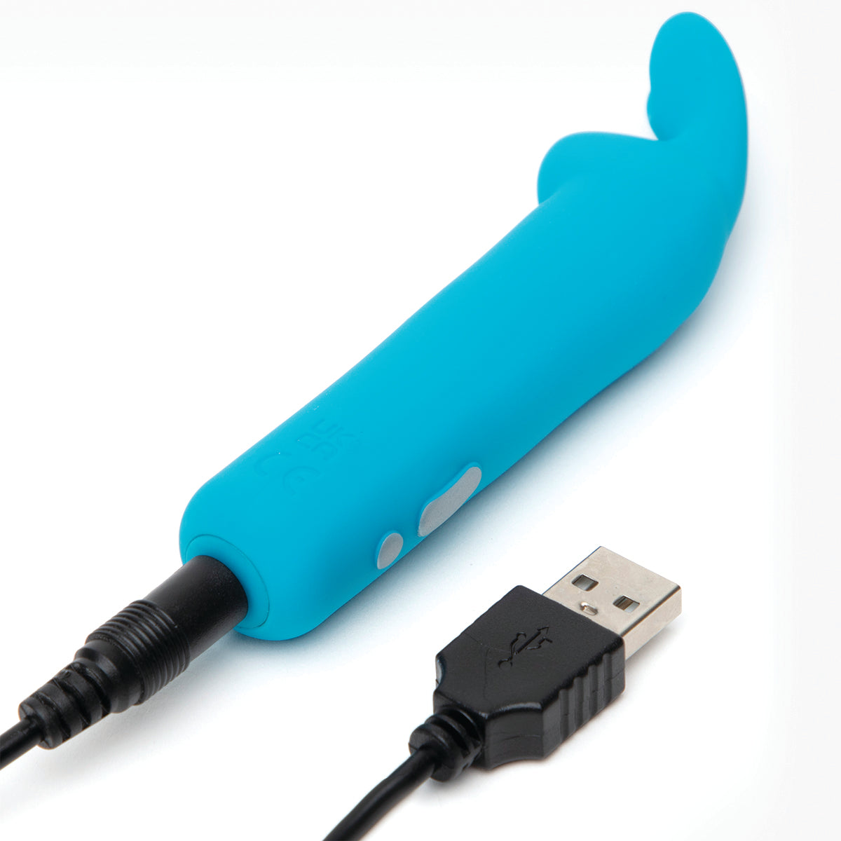 Happy Rabbit - Vibromasseur Balle Oreilles de Lapin Rechargeable - Bleu