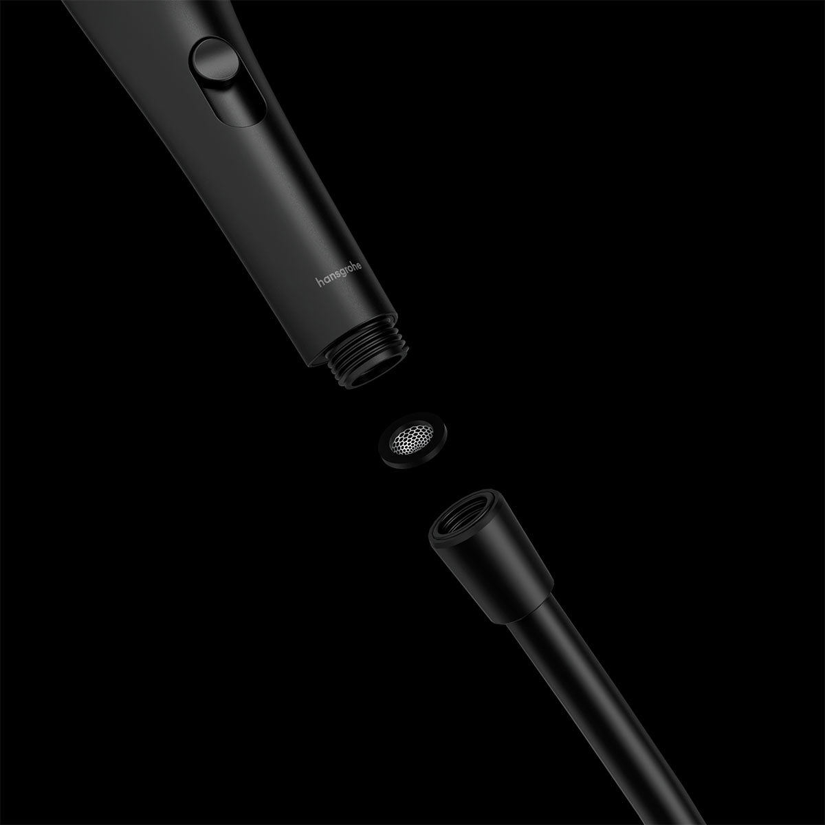 Womanizer - Wave - Combined Shower Head & Water Massage Clitoral Stimulator - Black