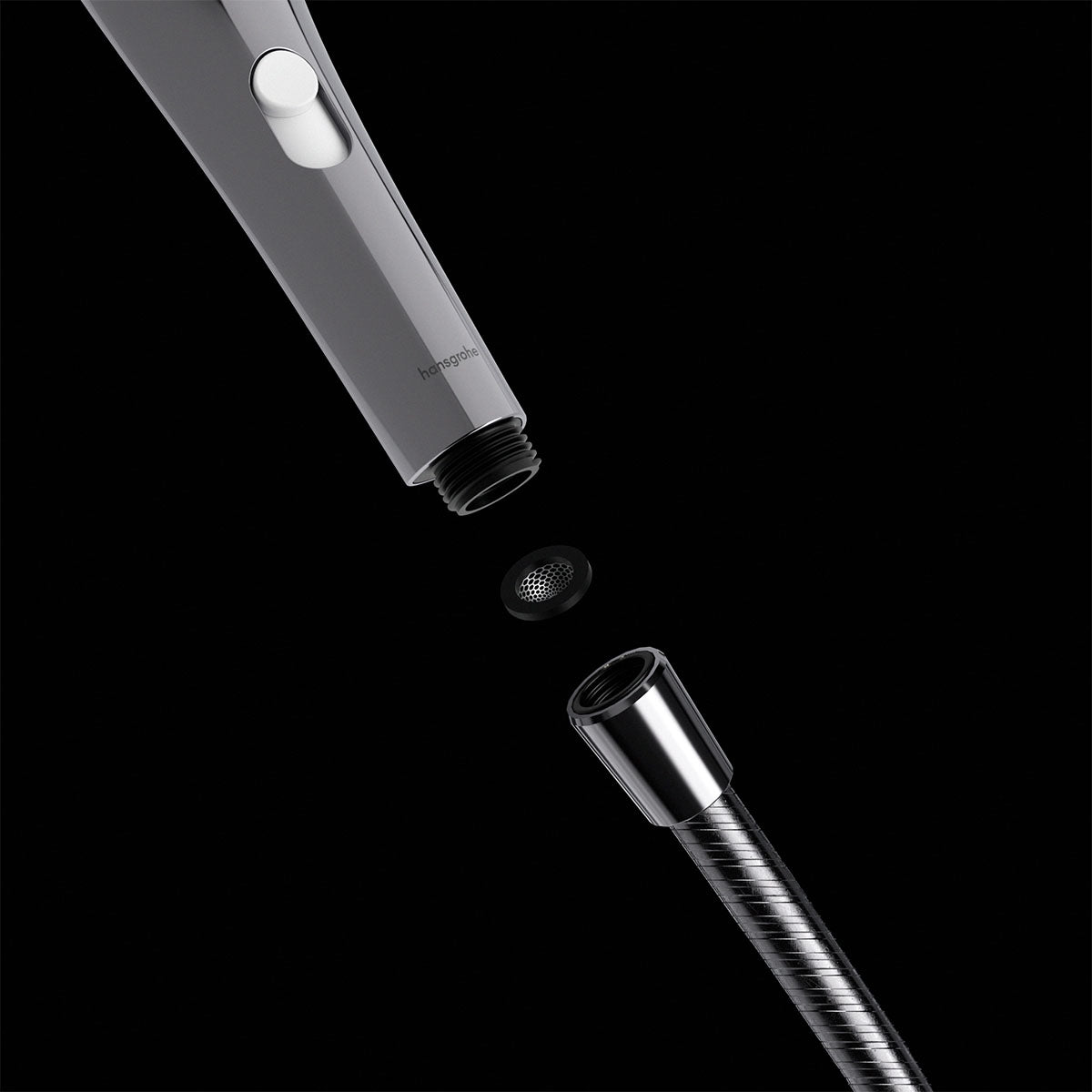 Womanizer - Wave - Combined Shower Head & Water Massage Clitoral Stimulator - Chrome