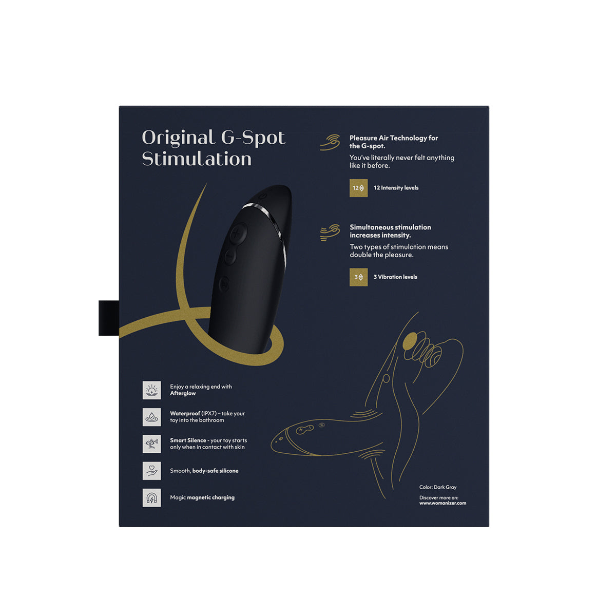 Womanizer - OG - G-Spot Vibrator - Dark Gray